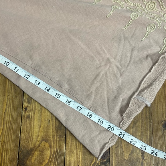 Ivy Jane wide leg cropped pants size large tan - Picture 6 of 7